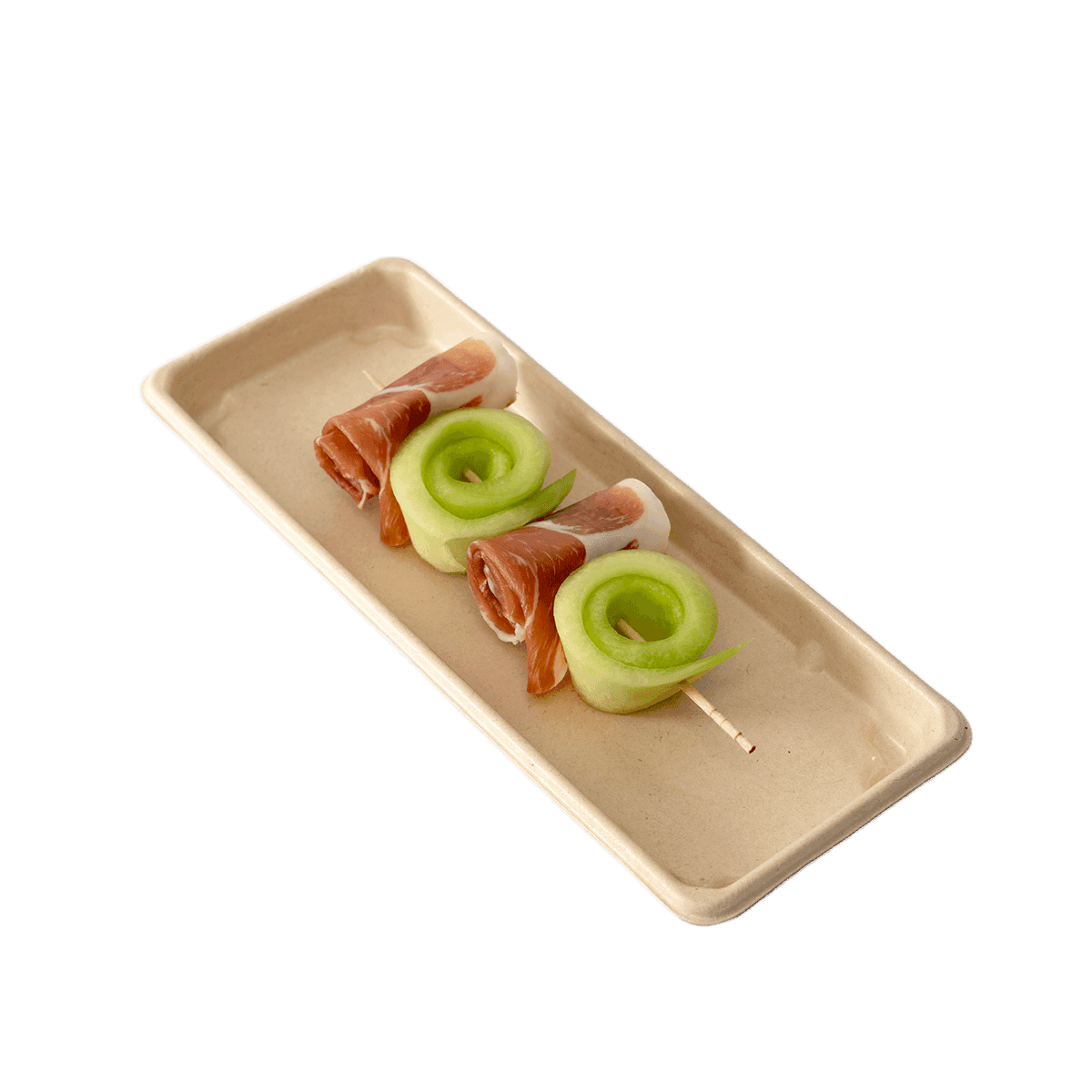 Melonen-Rohschinken-Spiess