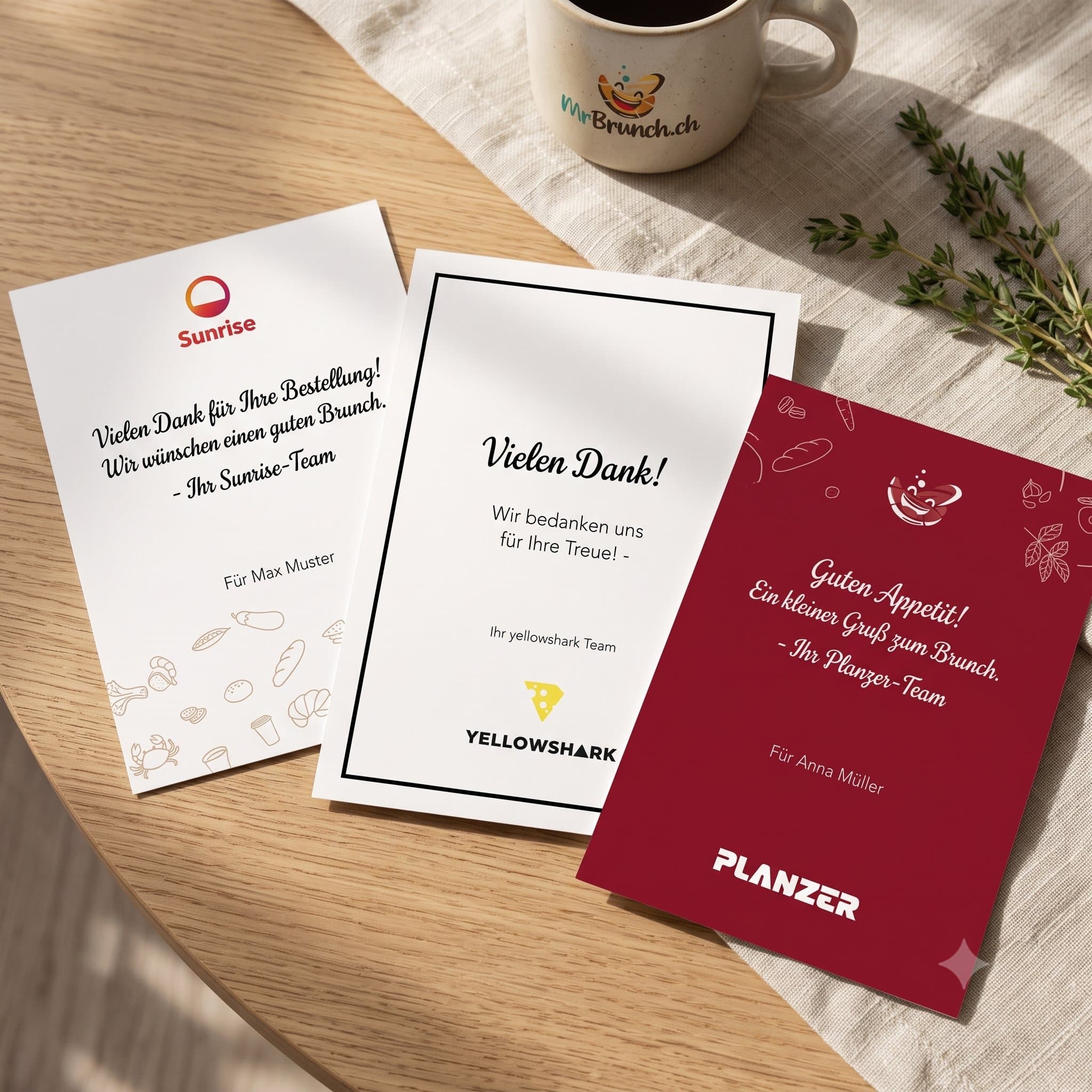 Customized greeting cards