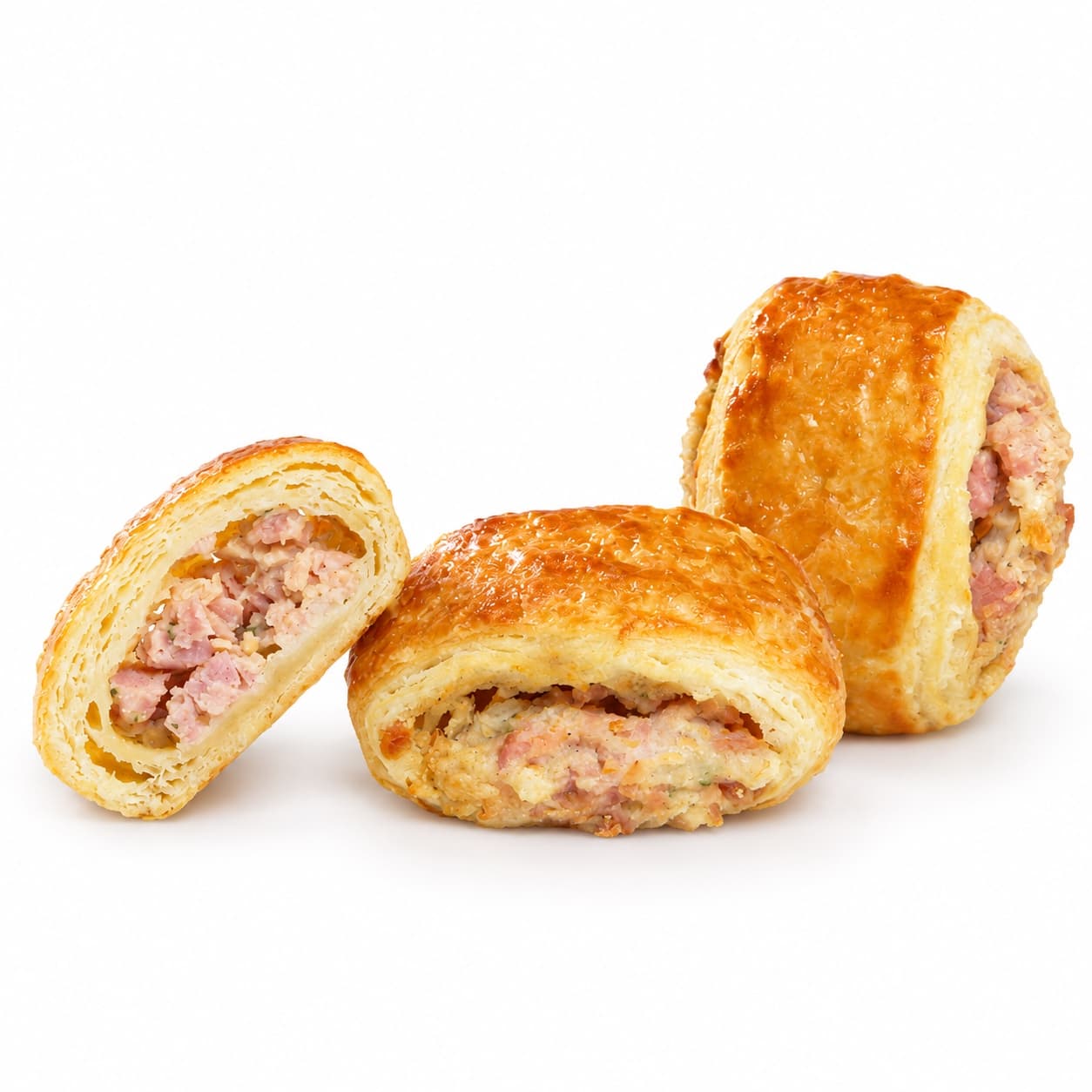 Apéro-Chüsseli mit Schinken