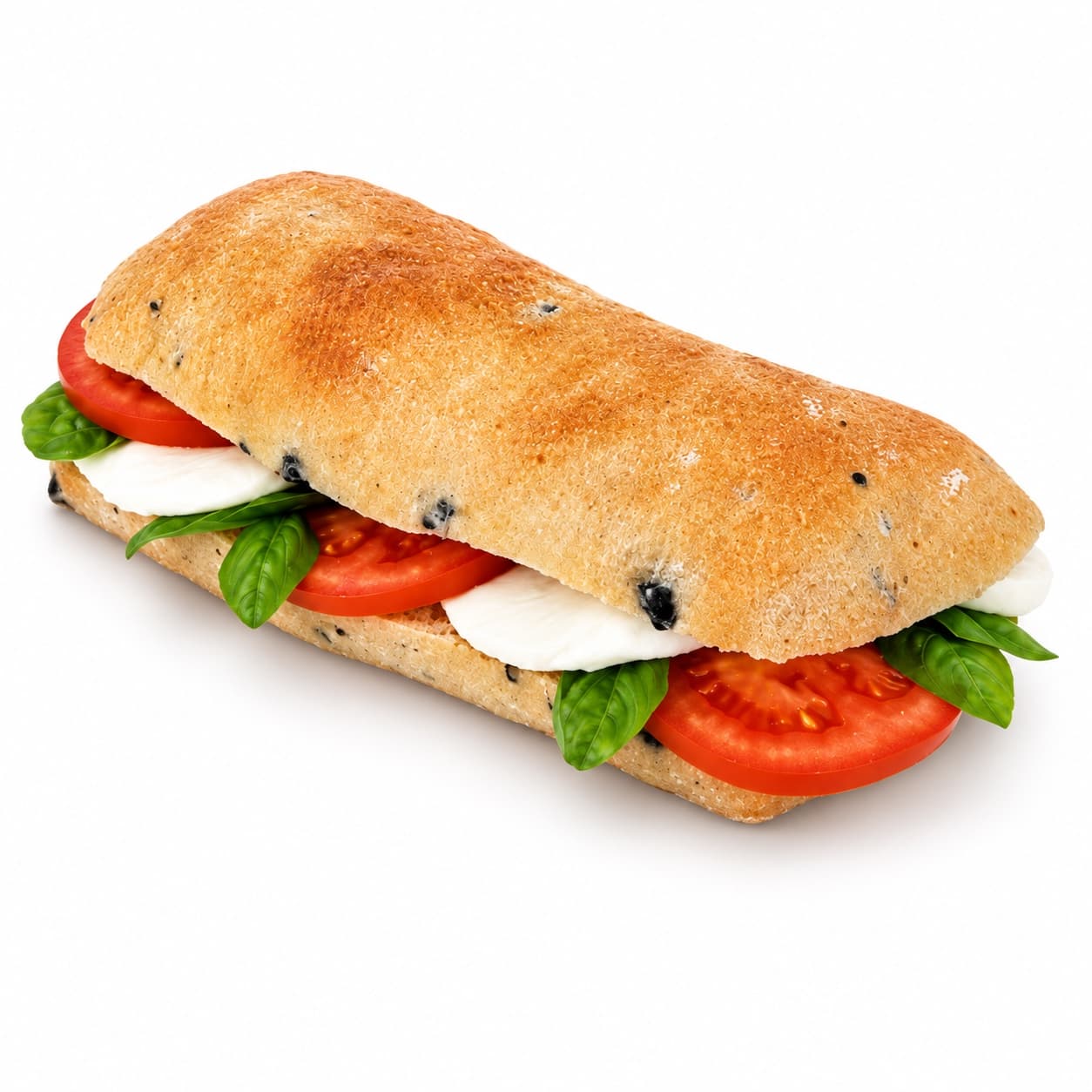Ciabatta Caprese Sandwich