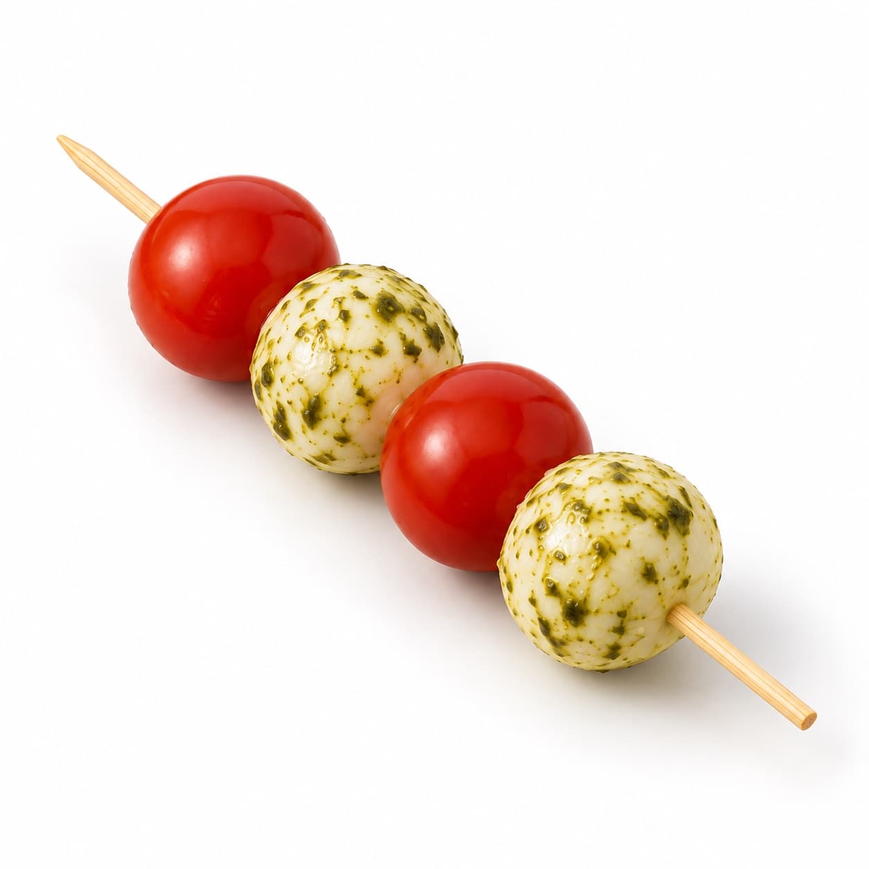 Tomate-Mozzarella-Spiess