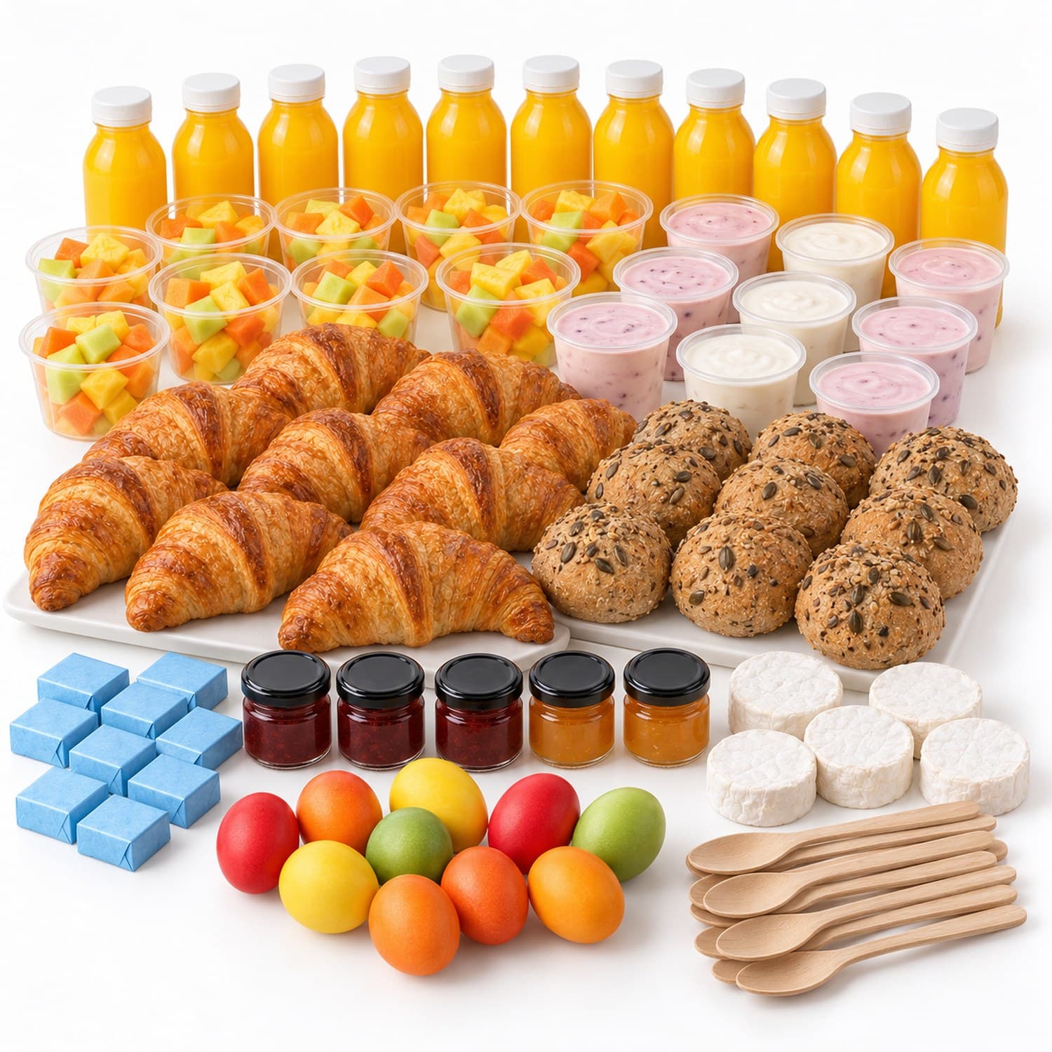 Glutenfrei-Zmorge fürs Team · 10 Personen