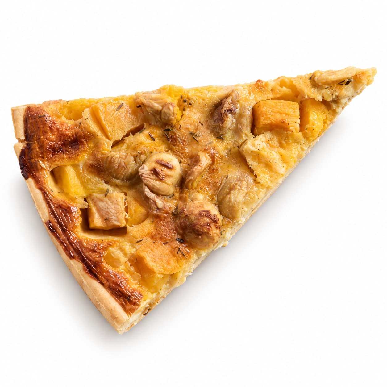 Kürbiswähe mit Marroni Stück